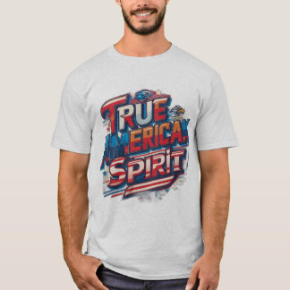 T-shirt Véritable esprit américain
