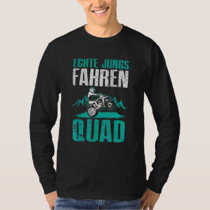 T-shirt Véritables Garçons Conduisant Quad Mountain Quad V