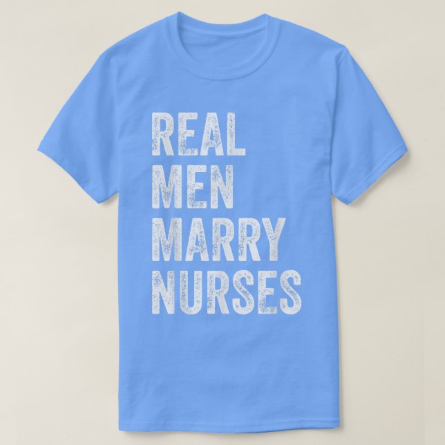 T-shirt Véritables Hommes Épouse Infirmière Épouse Maris F (Design devant)