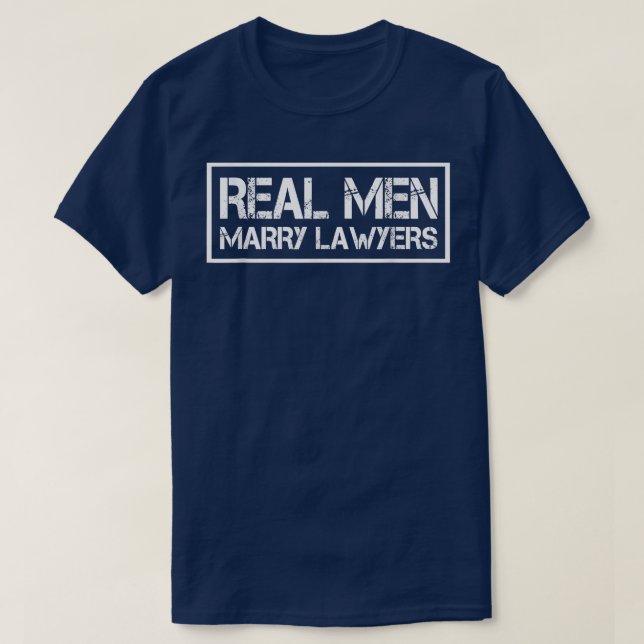 T-shirt Véritables Hommes Mariage Avocats Avocat Mari T-Sh (Design devant)