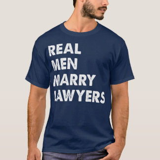 T-shirt Véritables Hommes Marier Avocats Avocat Mari 