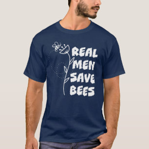 T-shirt VÉRITABLES HOMMES SAUVER LES ABEILLES Conservatio