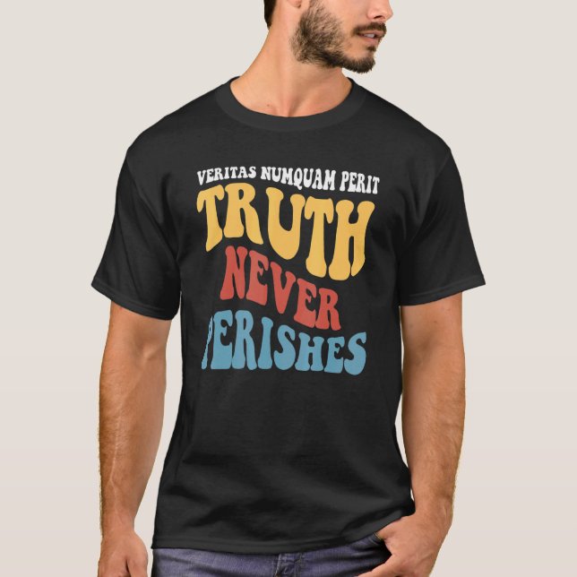 T-shirt Veritas Numquam Perit Truth Never Perit (Devant)