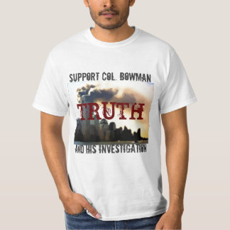 T-shirt VÉRITÉ, Col. Bowman de soutien