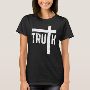 T-shirt Vérité Croix Dieu Jésus Religieux chrétiens Hommes