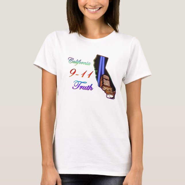 T-shirt Vérité de la Californie 9-11 (Devant)