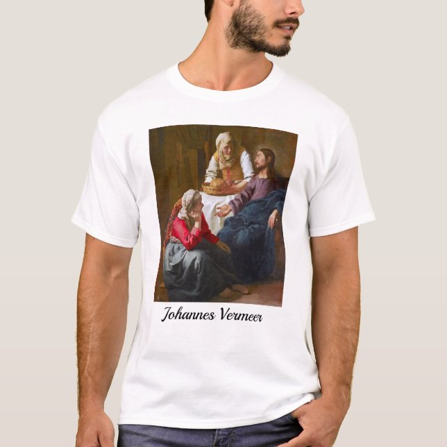 T-shirt Vermeer - Christ dans la Maison de Martha et Marie (Devant)