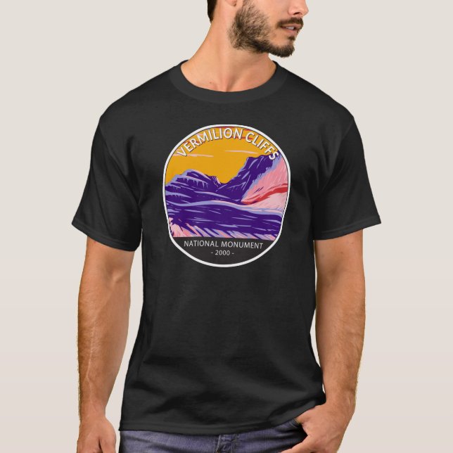T-shirt Vermilion Cliffs Monument National Poche blanche (Devant)