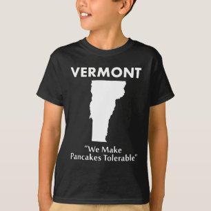T-shirt Vermont - Nous rendons les crêpes tolérables