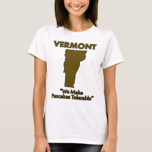 T-shirt Vermont - Nous rendons les crêpes tolérables