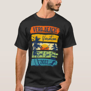 T-shirt Vero Beach Florida Vacation 2022 Famille correspon