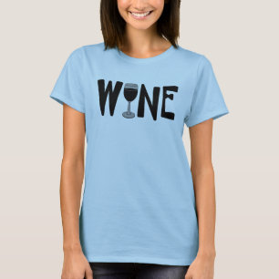 T-shirt Verre à vin