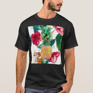 T-shirt Verre Animaux Ananas