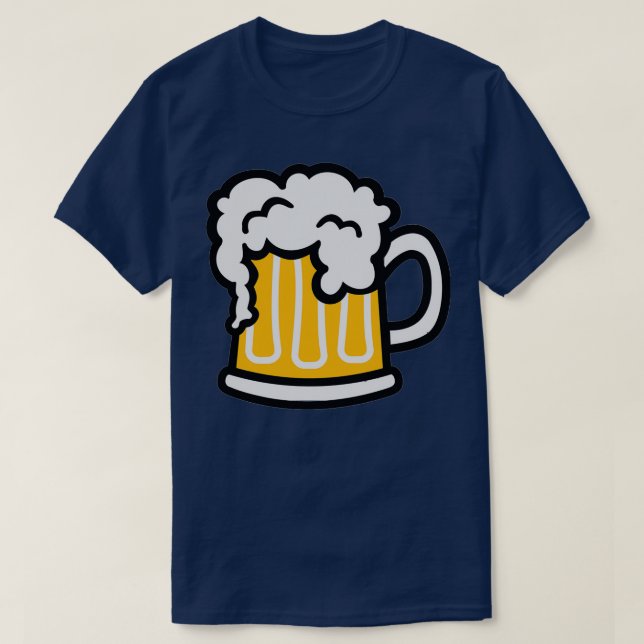 T-shirt Verre de bière 2 (Design devant)