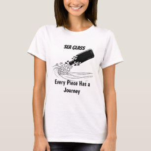 T-shirt VERRE DE MER : Chaque Pièce a un Parcours - T-Shir