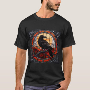 T-shirt Verre Éffrayant Raven