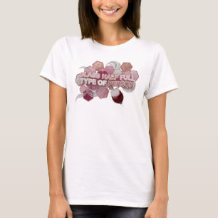 T-shirt Verre Rose Dynamique TYPE DE PERSONNE À VERRE À MO