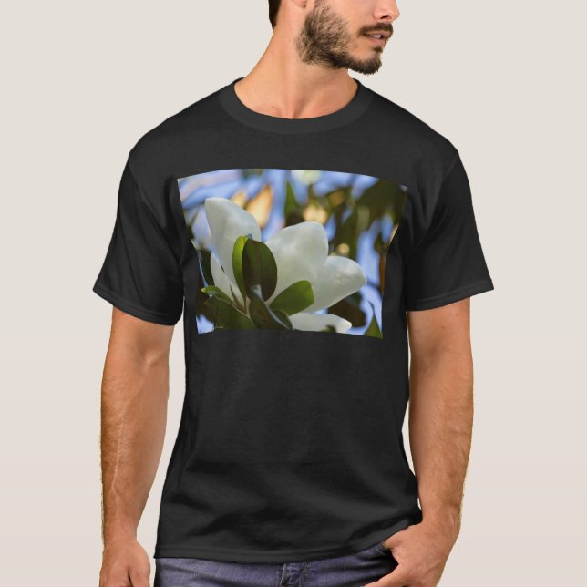 T-shirt Verre tendu Ciel Magnolia Sud Cadeaux Vêtements (Devant)