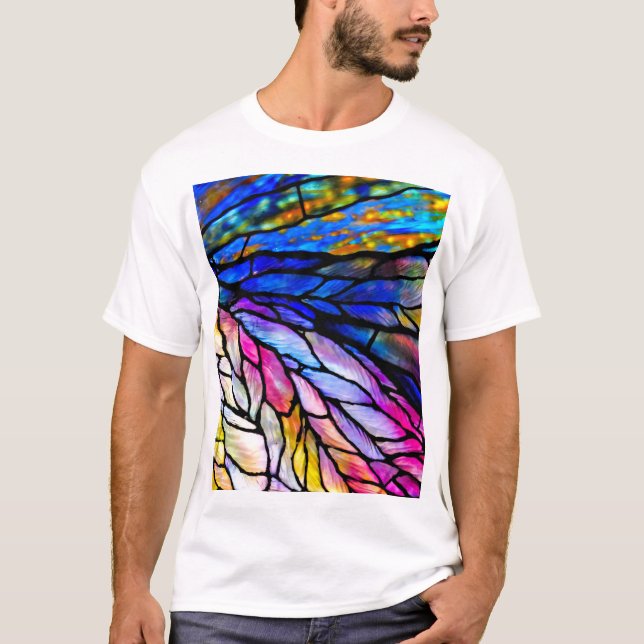 T-shirt Verre, Tiffany - Style, (Devant)