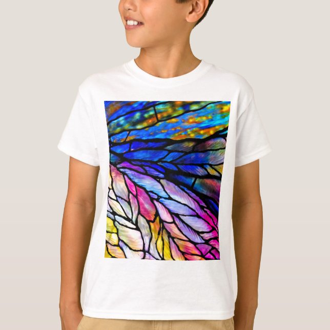 T-shirt Verre, Tiffany - Style, (Devant)