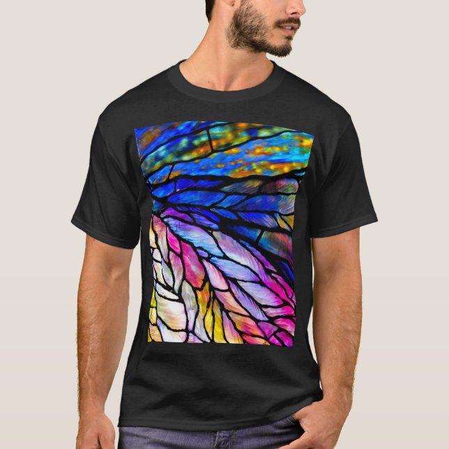 T-shirt Verre, Tiffany - Style, (Devant)