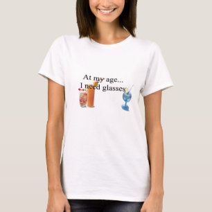 T-shirt verres à cocktail