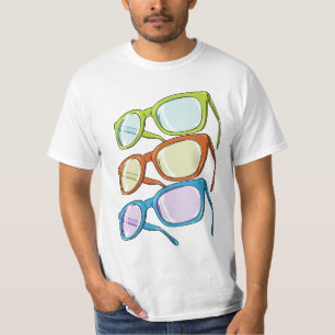 T-shirt Verres colorés