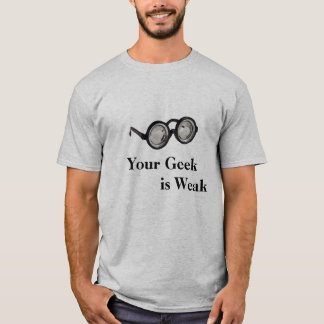 T-shirt Verres de geek, votre geek          i… - Customisé