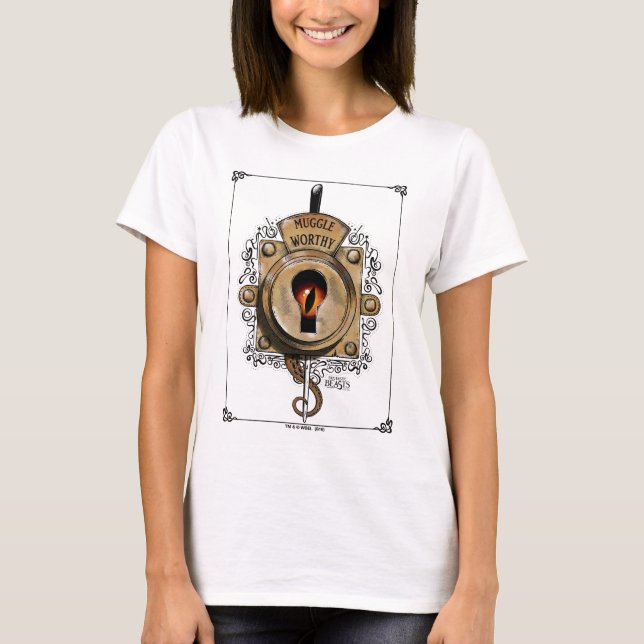 T-shirt Verrouillage MUGGLE WORTHY™ (Devant)