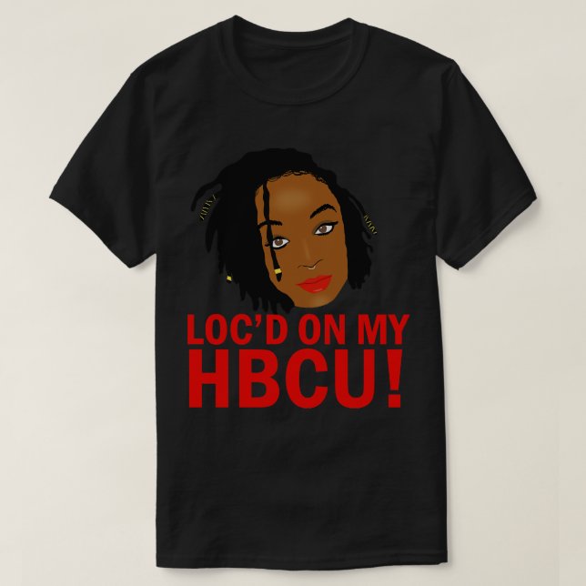 T-shirt Verrouiller sur mon HBCU (Design devant)