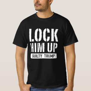 T-shirt Verrouiller Trump coupable
