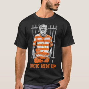 T-shirt Verrouillez-Le Drôle Donald Trump 2024 Va À Ja