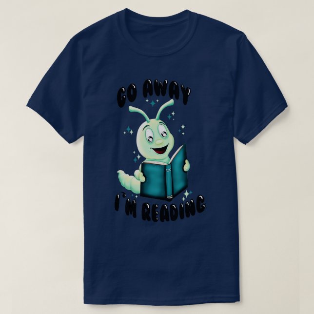 T-shirt Vers de livre (Design devant)