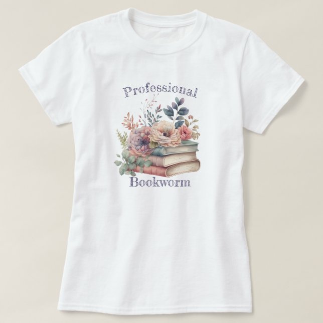 T-shirt Vers de livre professionnel (Design devant)