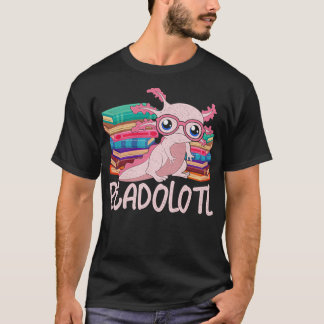 T-shirt Vers de livre Readolotl Axolotl