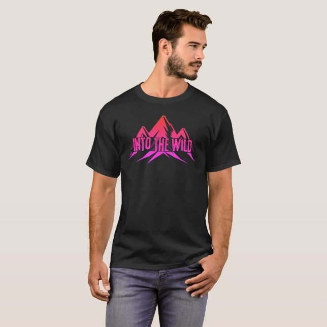 T-shirt Vers la nature sauvage (Devant entier)