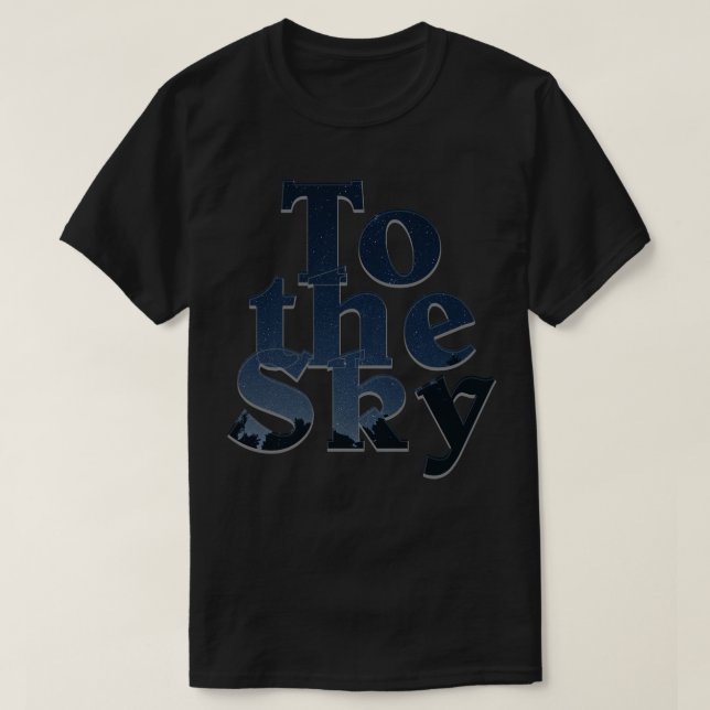 T-shirt Vers le ciel (Design devant)