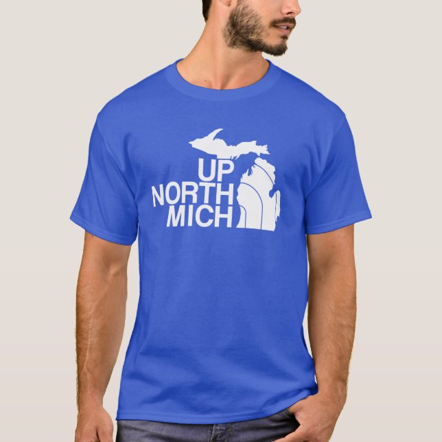T-shirt Vers le nord Mich (Devant)