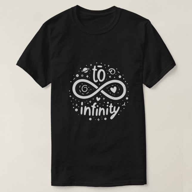T-shirt Vers l'espace infini (Design devant)