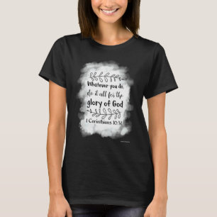 T-shirt Verset biblique Église chrétienne Dieu Jésus Relig