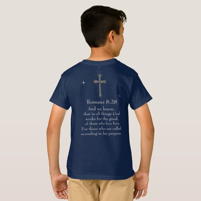 T-shirt verset de la Bible (Dos entier)