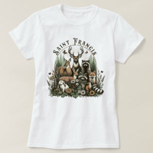 T-shirt Verset de la Bible traditionnelle de Saint Françoi