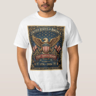 T-shirt Version 1 du 250e anniversaire de l'Amérique