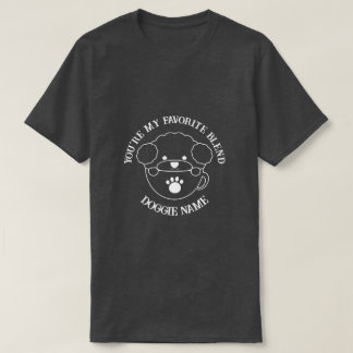 T-shirt Version d'art de la ligne de caniche
