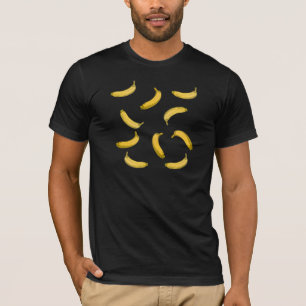 T-shirt Version de croquis de motif Banana