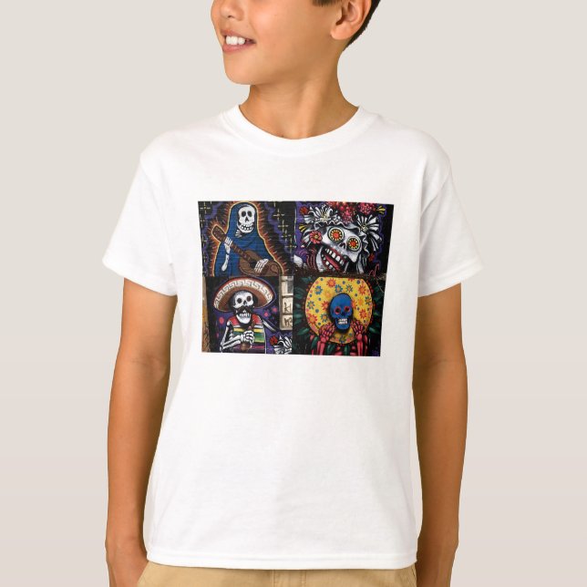 T-shirt Version "Jour des morts" pour enfants (Devant)