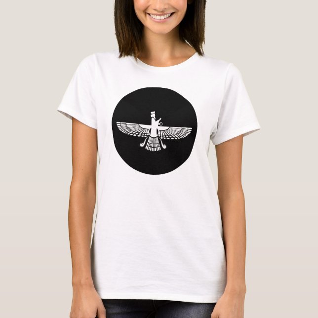 T-shirt Version persane pour dames (Devant)