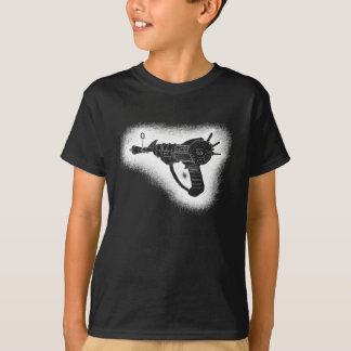 T-shirt version peu précise de blanc d'arme à feu de rayon