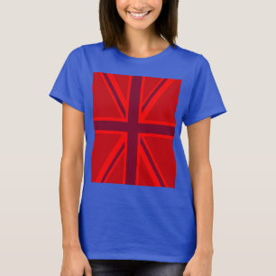 T-shirt Version rouge décoration Union Jack britannique