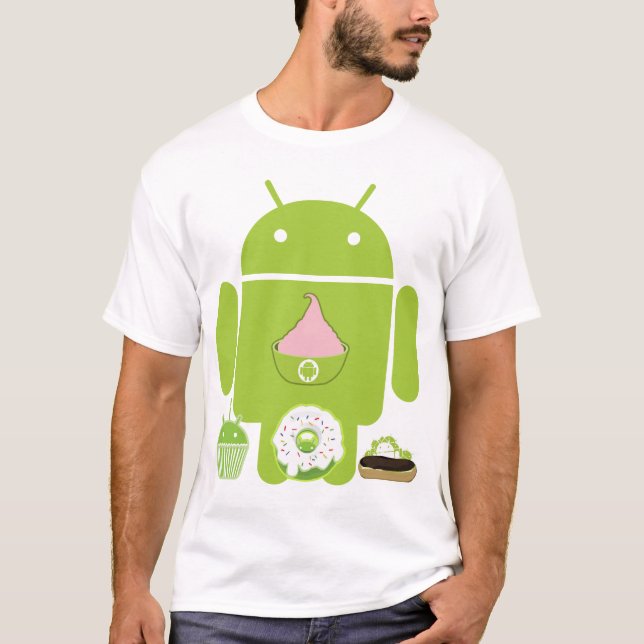 T-shirt Versions androïdes (Devant)
